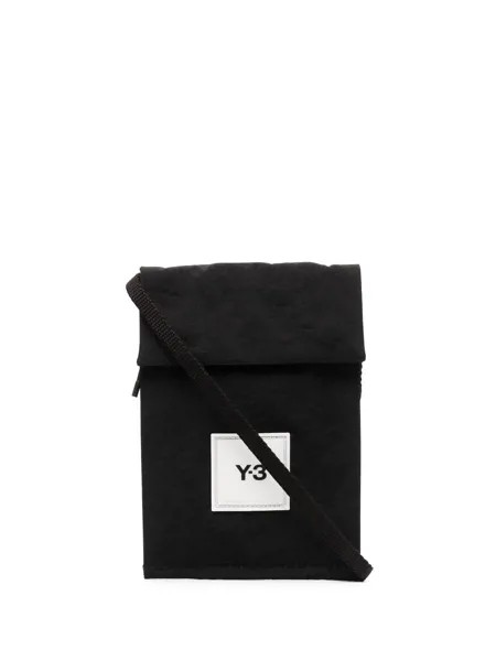 Y-3 сумка-мессенджер с нашивкой-логотипом