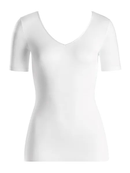 Топ Hanro T Shirt Cotton Seamless Kurzarm, белый