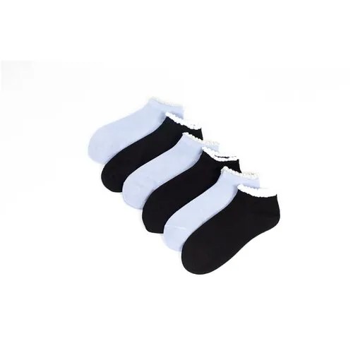 Женские носки S-Family укороченные, фантазийные, на Новый год, износостойкие, 6 пар, размер 36-40
