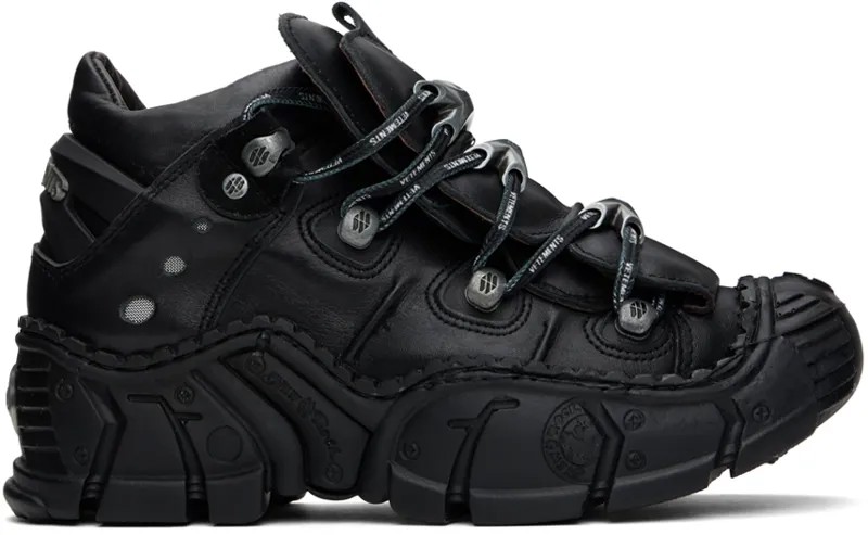 Черные гоночные кроссовки New Rock Edition Vetements, цвет Black