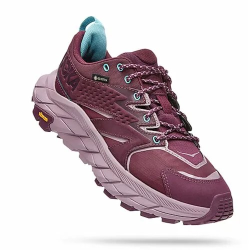 Кроссовки HOKA 1122017, зимние, треккинговые, натуральный нубук, полнота B, водонепроницаемые, съемная стелька, размер US8.5В/UK7/EU40 2/3/JPN25.5, фиолетовый