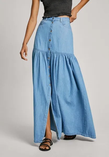Длинная юбка Reg Pepe Jeans, джинсовая