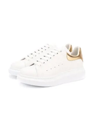 Кожаные кеды Alexander McQueen