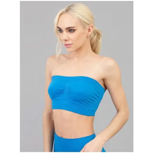 Топ Giulia BANDEAU размер XS/S, french blue (Голубой)