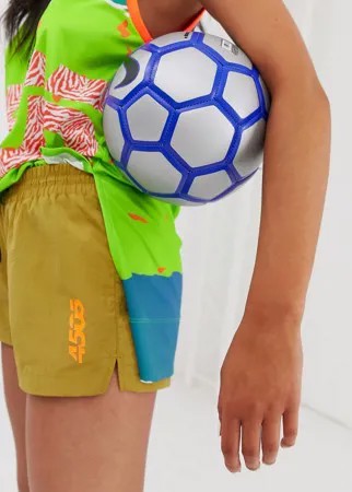 Футбольные шорты с логотипом сбоку ASOS 4505-Мульти