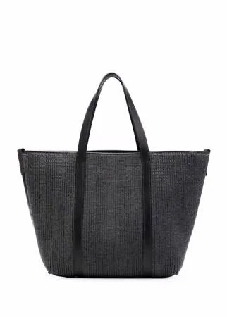 Brunello Cucinelli сумка-тоут фактурной вязки