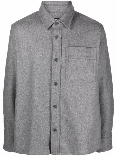 A.P.C. рубашка с длинными рукавами