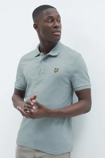 Классическая рубашка-поло Lyle & Scott, синий