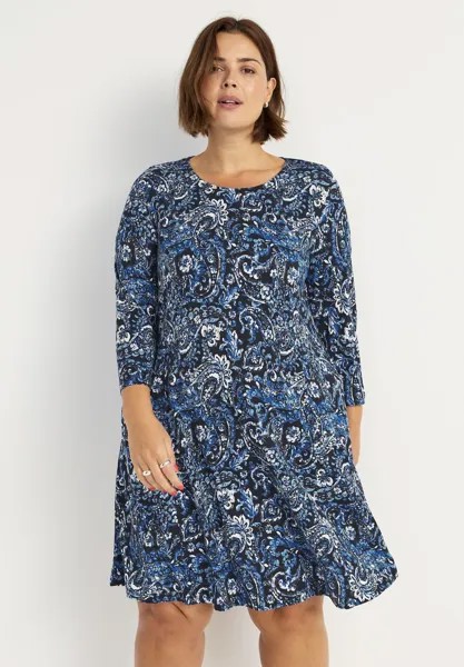 Платье из джерси WITH POCKETS Cellbes Of Sweden, цвет blue paisley