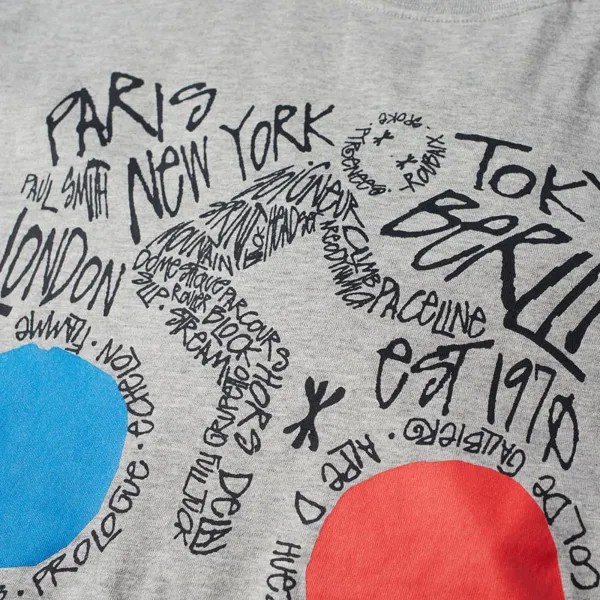 Футболка велосипедиста Paul Smith, серый