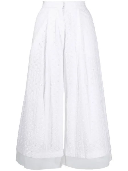Viktor & Rolf юбка Nice And Breezy с вышивкой, белый
