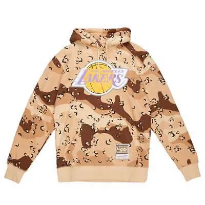 Mitchell - Ness Camo Reflective Hoodie Mens Brown Casual Outerwear FPHD1114-LALY