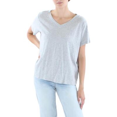 Женская футболка с v-образным вырезом из органического хлопка Eileen Fisher BHFO 8897