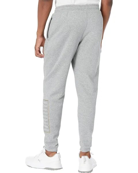 Брюки PUMA Worldwide Fleece Pants, цвет Medium Grey Heather