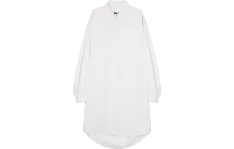 Рубашка женская белая Mm6 Maison Margiela