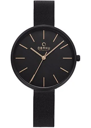 Fashion наручные  женские часы Obaku V211LXBBMB. Коллекция Mesh