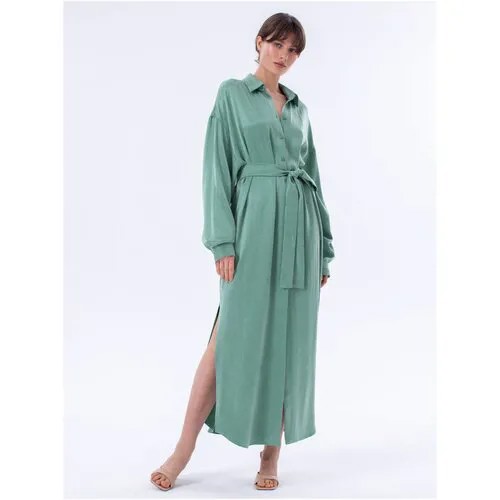 Платье-рубашка Victoria Kuksina, зеленый, 40-52