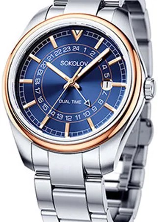 Fashion наручные  мужские часы Sokolov 157.01.71.000.04.01.3. Коллекция Unity