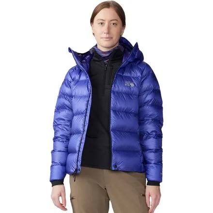 Пуховик Phantom Alpine с капюшоном женский Mountain Hardwear, цвет Klein Blue