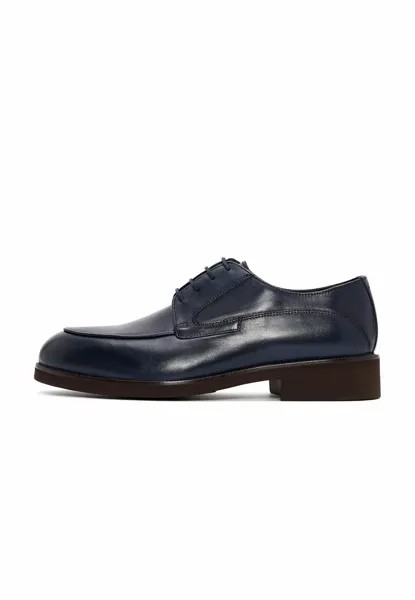Элегантные туфли на шнуровке Classic Derimod, цвет dark blue