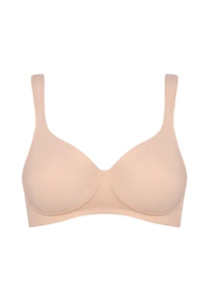 Бюстгальтер без косточек Triumph Schalen BH ohne Bügel Modern Soft & Cotton, цвет Neutral Beige