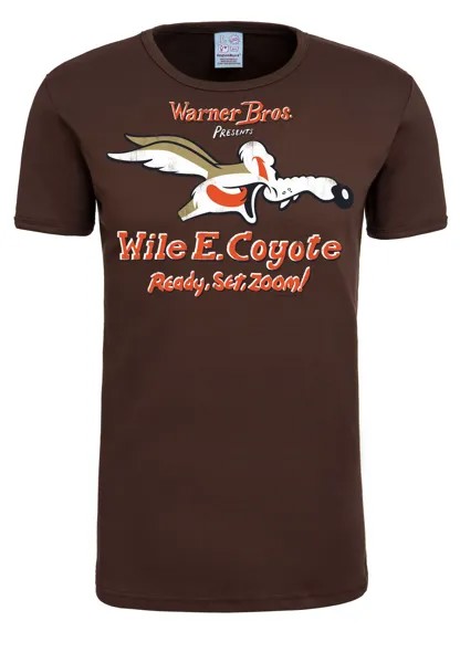 Футболка Logoshirt Looney Tunes, коричневый