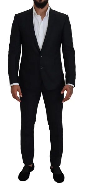 Костюм DOLCE - GABBANA Синий Фэнтезийный Шелковый Шерстяной Костюм MARTINI Slim Fit EU48/US38/M 3000 долларов США