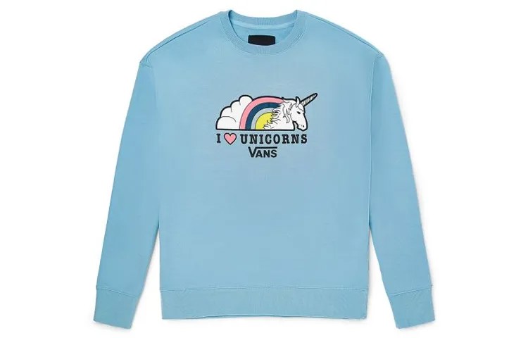 Толстовка унисекс Shady Blue Vans, цвет Haze Blue