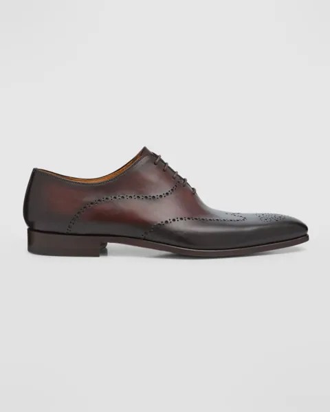 Мужские кожаные оксфорды Jethro Wingtip Brogue Magnanni