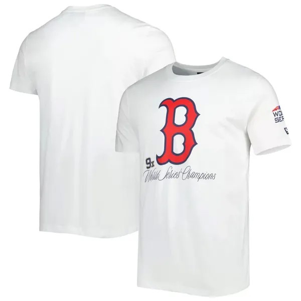 Мужская белая футболка Boston Red Sox Historical Championship New Era