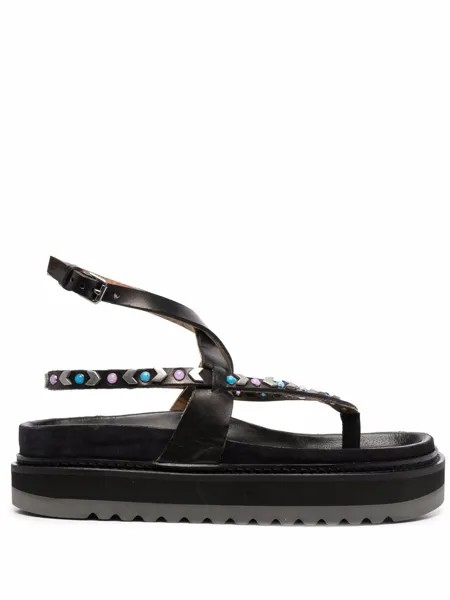 Isabel Marant Elham platform thong sandals