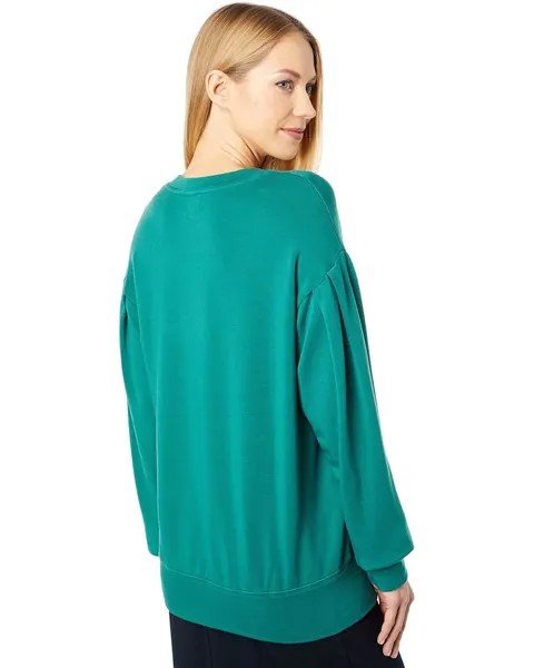 Толстовка SUNDRY Pleated Sleeve Sweatshirt, цвет Sea Green