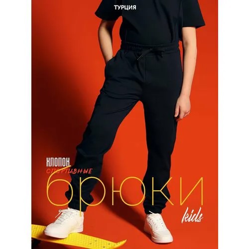 Брюки спортивные LUIGGI FENZO, размер 44, темно-синий