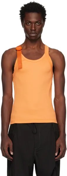 Оранжевая майка с защитным ползунком Dion Lee