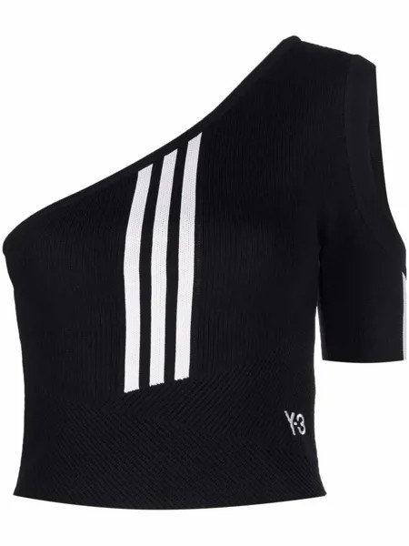 Y-3 топ с одним рукавом и вырезами