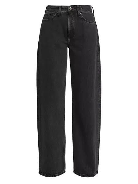 Полулегкие широкие брюки Logan Rag & Bone, цвет roya