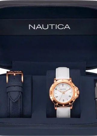 Швейцарские наручные  женские часы Nautica NAPPRH009. Коллекция Porthole