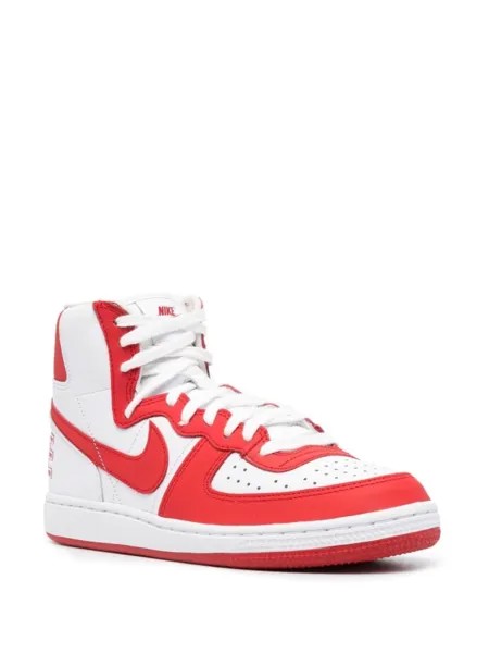 Comme des Garçons Homme Plus кроссовки Terminator из коллаборации с Nike, красный