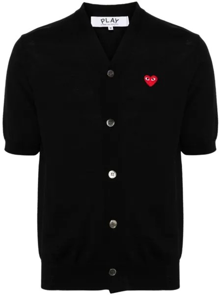 Comme Des Garçons Play шерстяной кардиган с V-образным вырезом, черный
