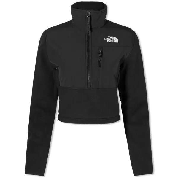 Флис The North Face Denali Fleece Cropped, черный