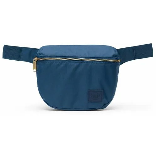 Сумка  поясная Herschel классическая, текстиль, синий