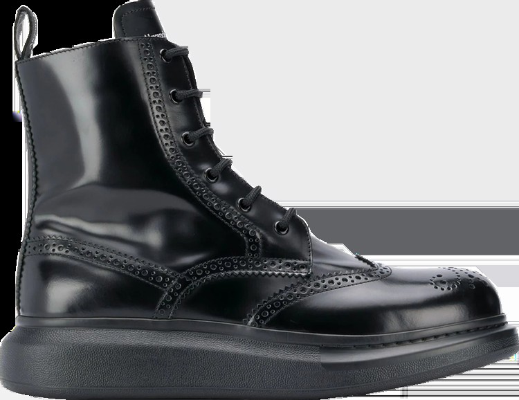 Кроссовки Alexander McQueen Hybrid Brogue Boot 'Black', черный