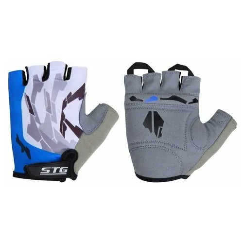 Велосипедные перчатки STG Х61877 p.XL (синие)