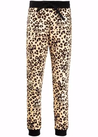 Moschino брюки с леопардовым принтом