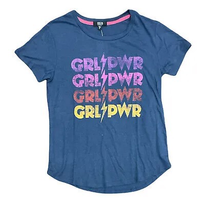 Современная холщовая женская футболка, Girl Power, мягкая трикотажная ткань