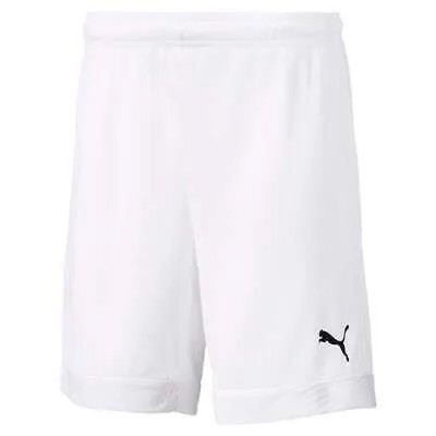 Футбольные шорты Puma Cup для мальчиков, белые повседневные спортивные штаны для мальчиков 704035-04