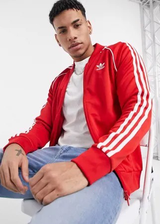 Красная спортивная куртка adidas Originals-Красный