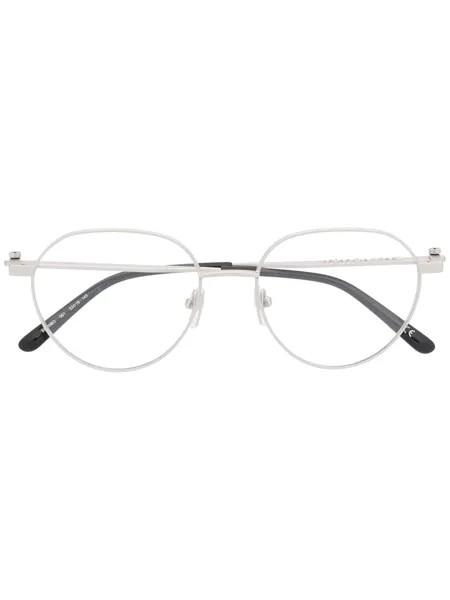 Balenciaga Eyewear очки в круглой оправе с логотипом