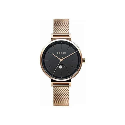 Наручные часы OBAKU Часы Obaku V243LMVBMV женские, кварцевые, водонепроницаемые