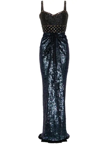 Jenny Packham платье макси Only You, мультиколор